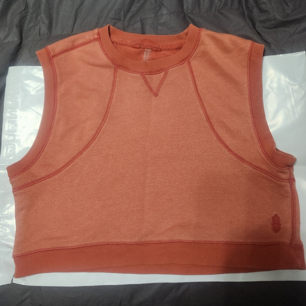 free People Time After Time movement top Orange Small